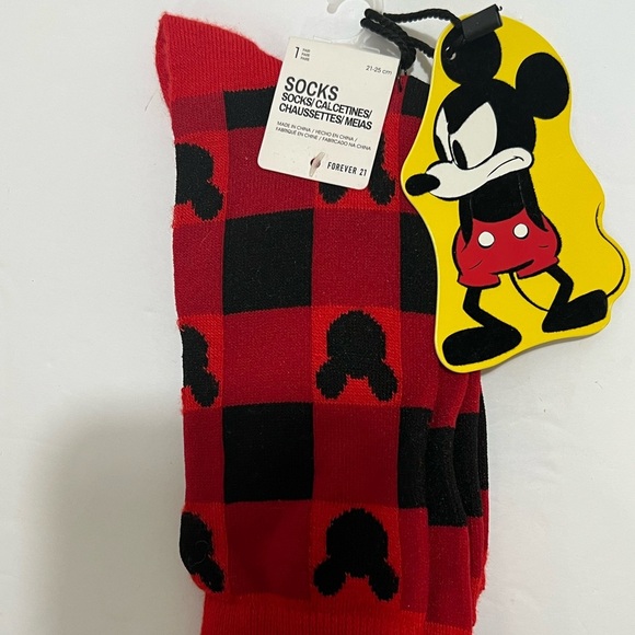 FOREVER 21 ✨NEW 🐭 Mickey Mouse SOCKS - Picture 2 of 4